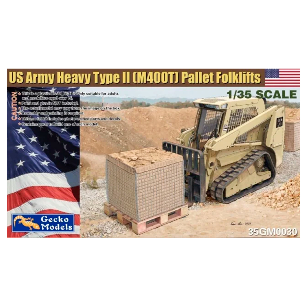 1/35 US Army Heavy Type II (M400T) Pallet Forklifts