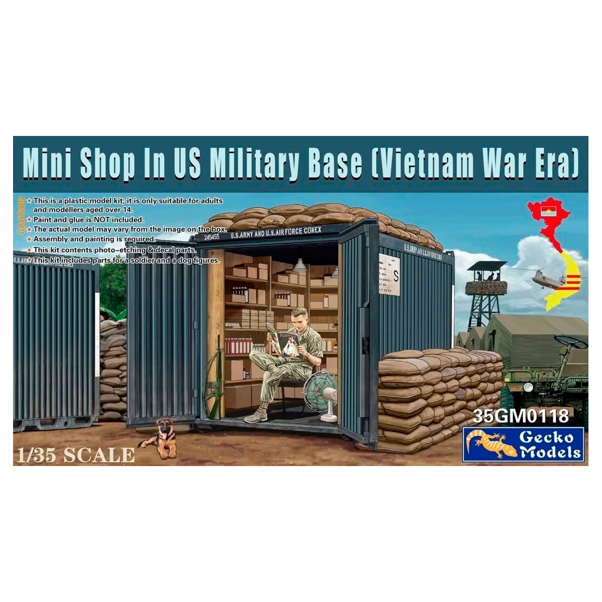1/35 Mini Shop In US Military Base (Vietnam War Era)
