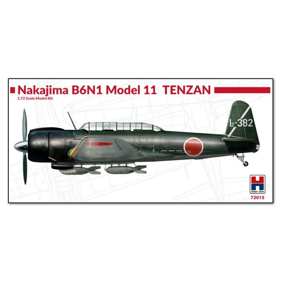 1/72 Nakajima B6N1 Model 11 Tenzan