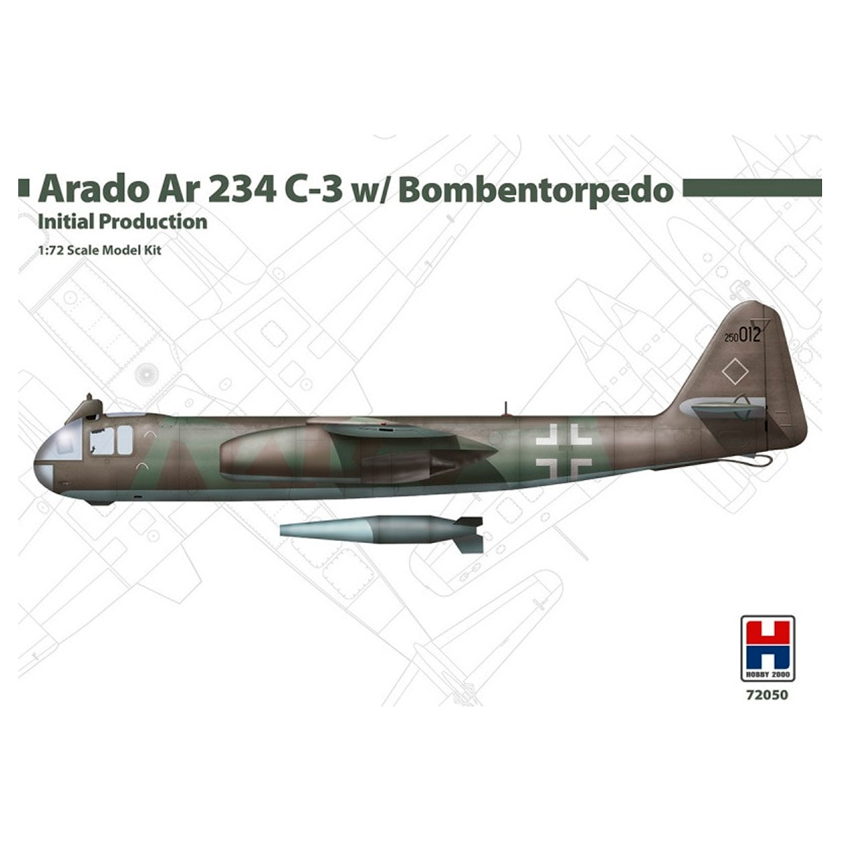 1/72 Arado Ar 234 C-3 w/Bombentorpedo Initial Production