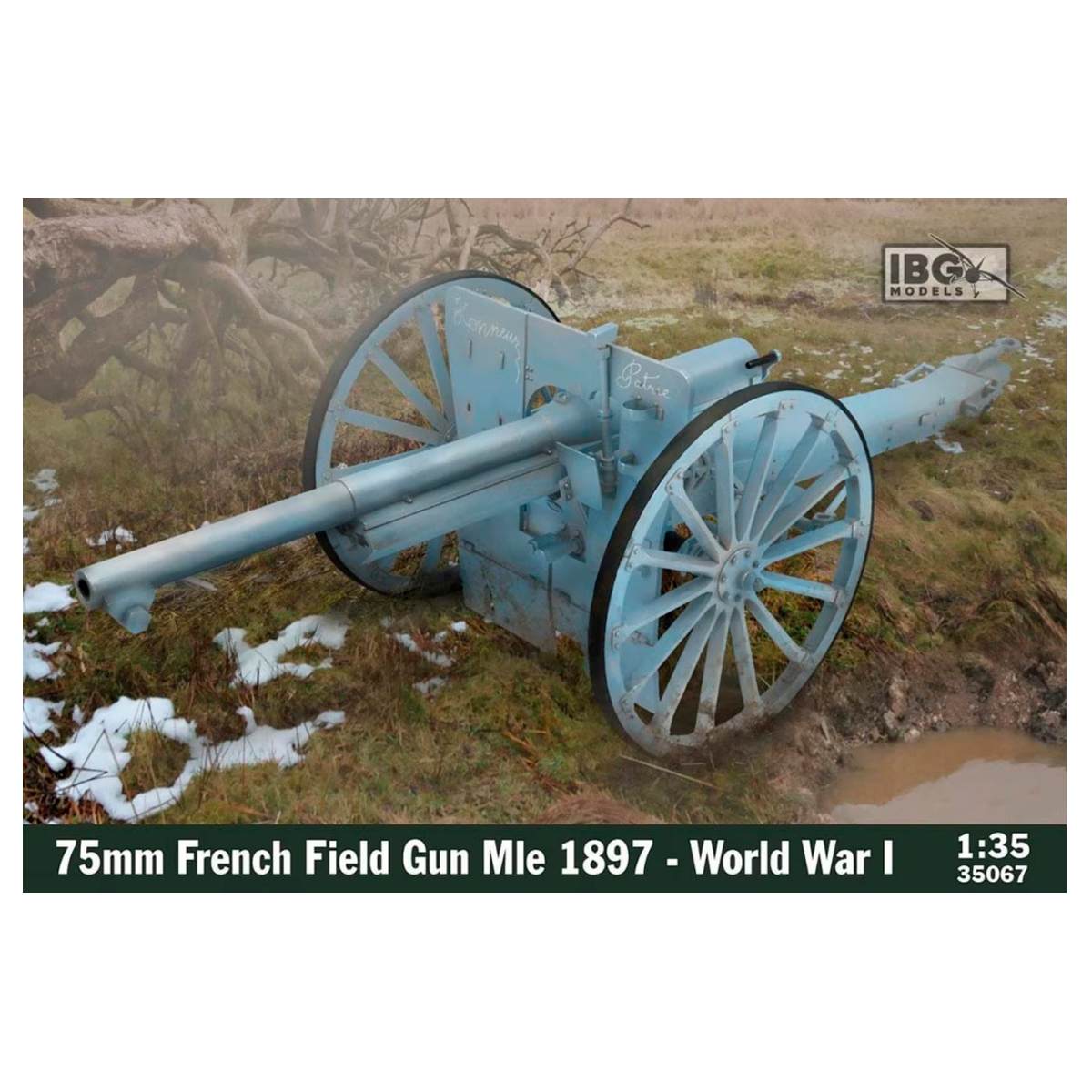 75mm French Field Gun Mle 1897 – WWI 1/35