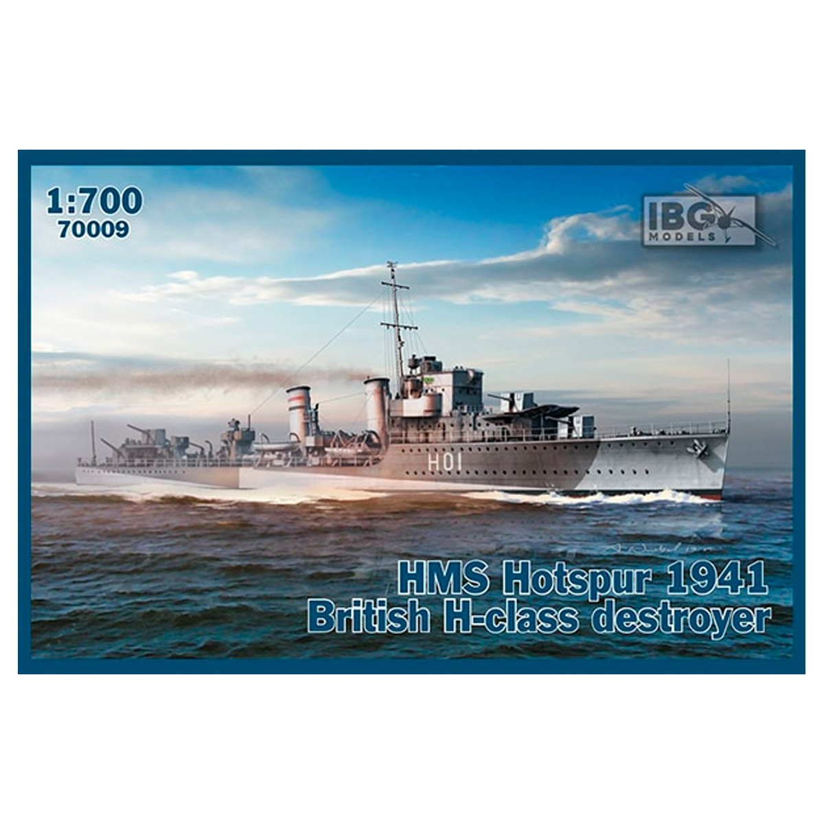 HMS Hotspur 1941 British H-class destroyer 1/700
