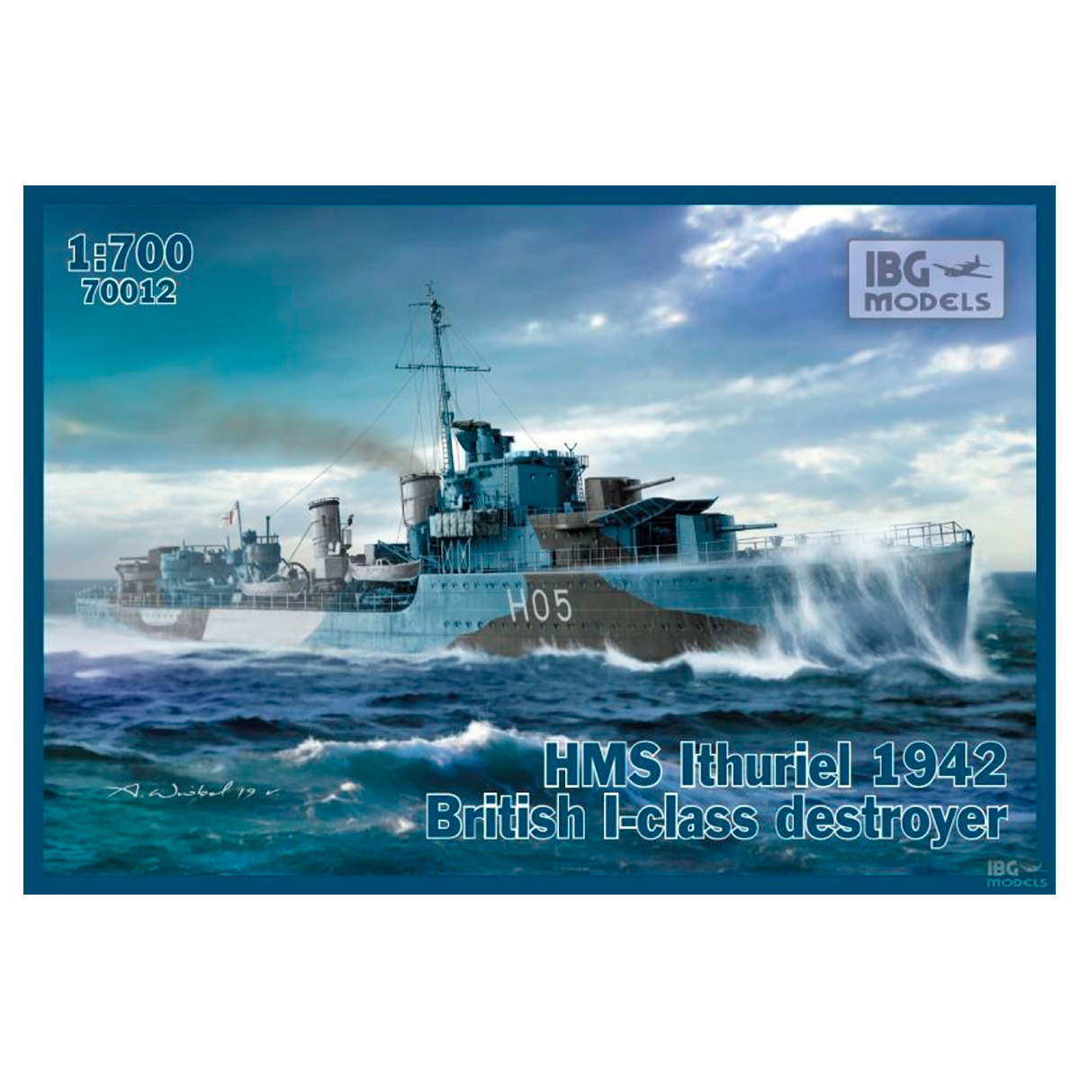 HMS Ithuriel 1942 I-class Destroyer 1/700