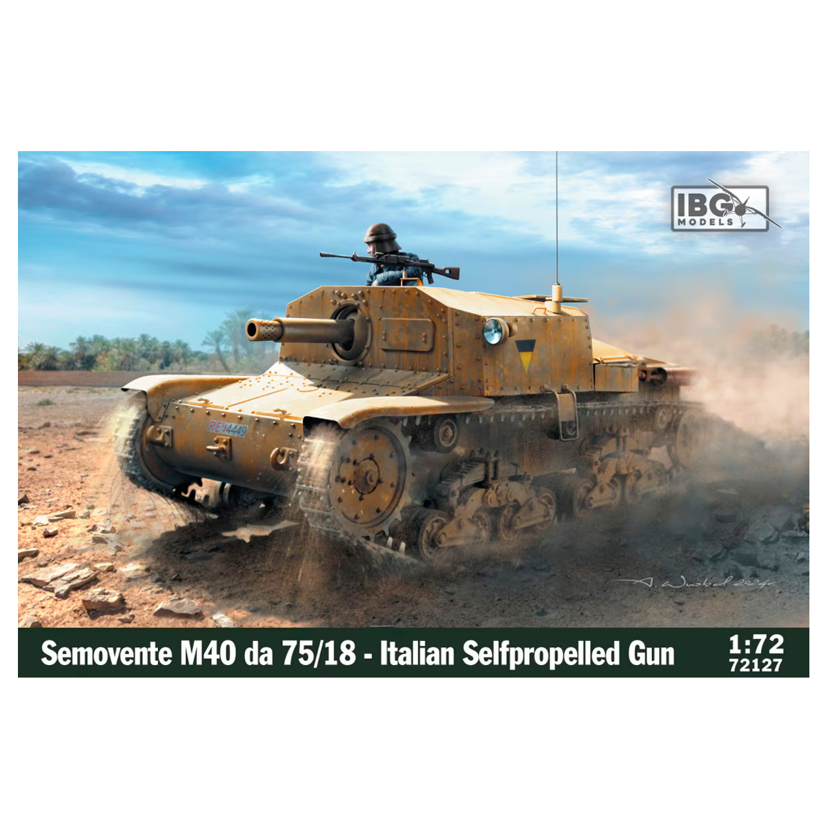 Semovente M40 da 75/18 1/72