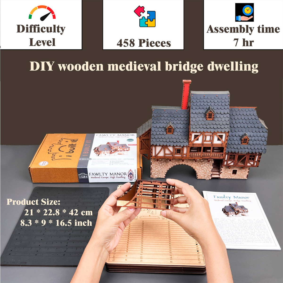 Fawlty Manor – Bridge Dwelling – 28mm Scale Model Kit