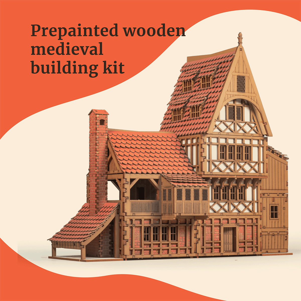 Guild House – 28mm Scale Model Kit – Medieval European