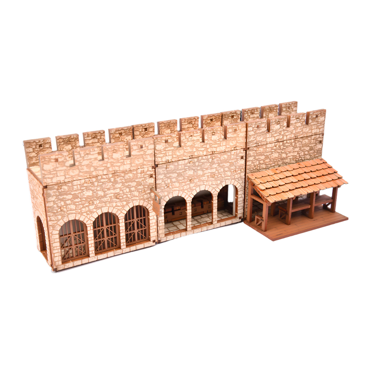 Castle Rampart Pack (Set of 4) – Add On- 28mm scale