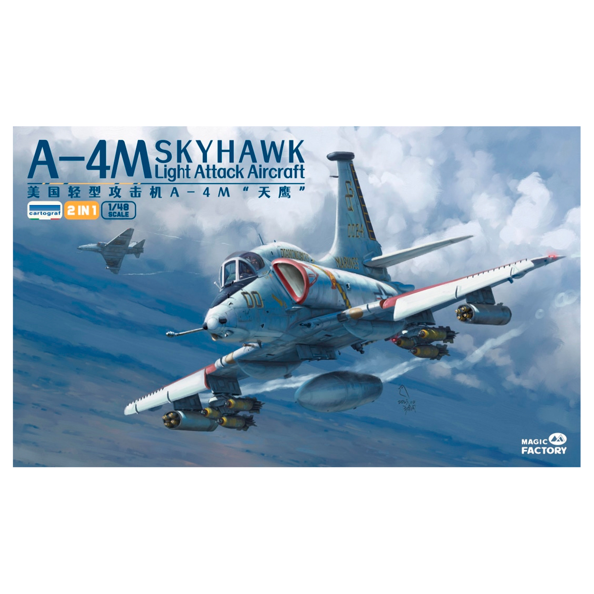 Douglas A-4M Skyhawk Light Attack Aircraft 1/48