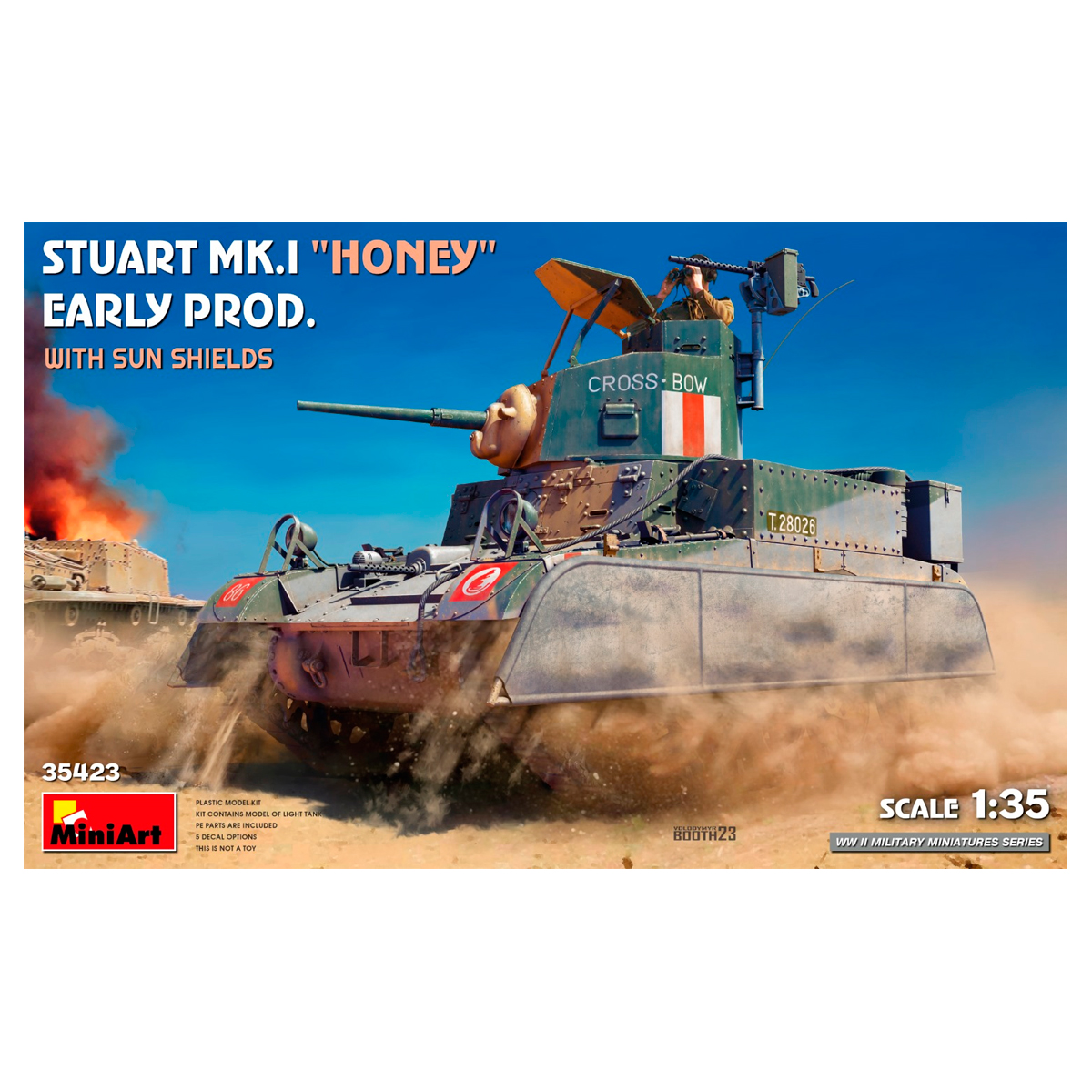 1/35 Stuart Mk.I  “Honey” Early Prod. w/Sun Shields