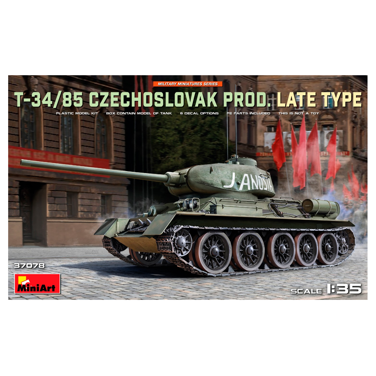 1/35 T-34-85 Czechoslovak Prod. Late Type
