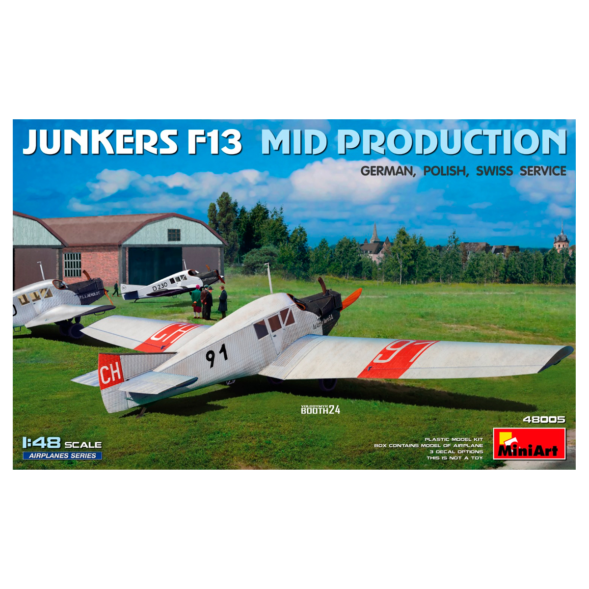 1/48 Junkers F13. Mid Prod. German, Polish, Swiss Service