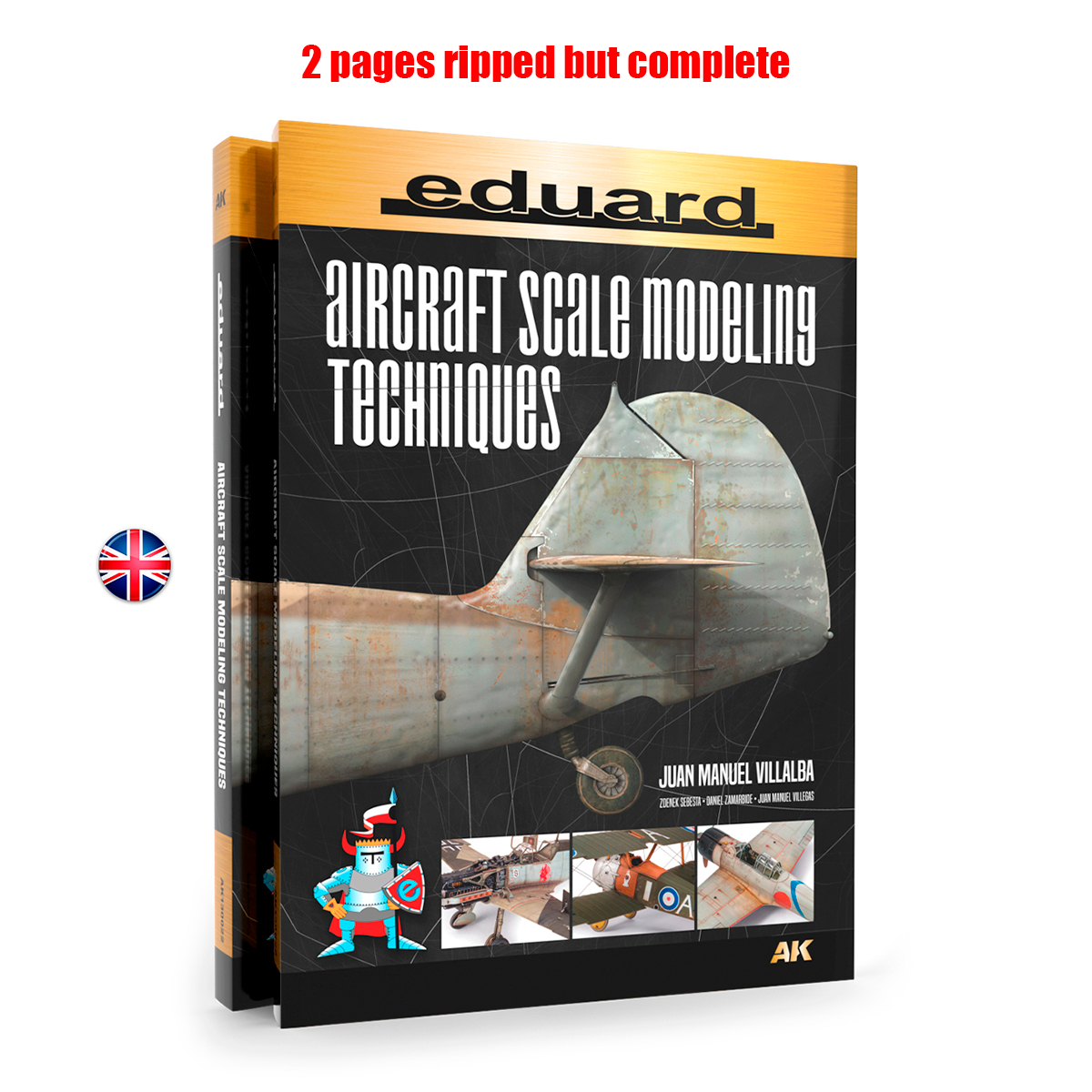 AIRCRAFT SCALE MODELING TECHNIQUES (Eduard) (2 pages ripped but complete)