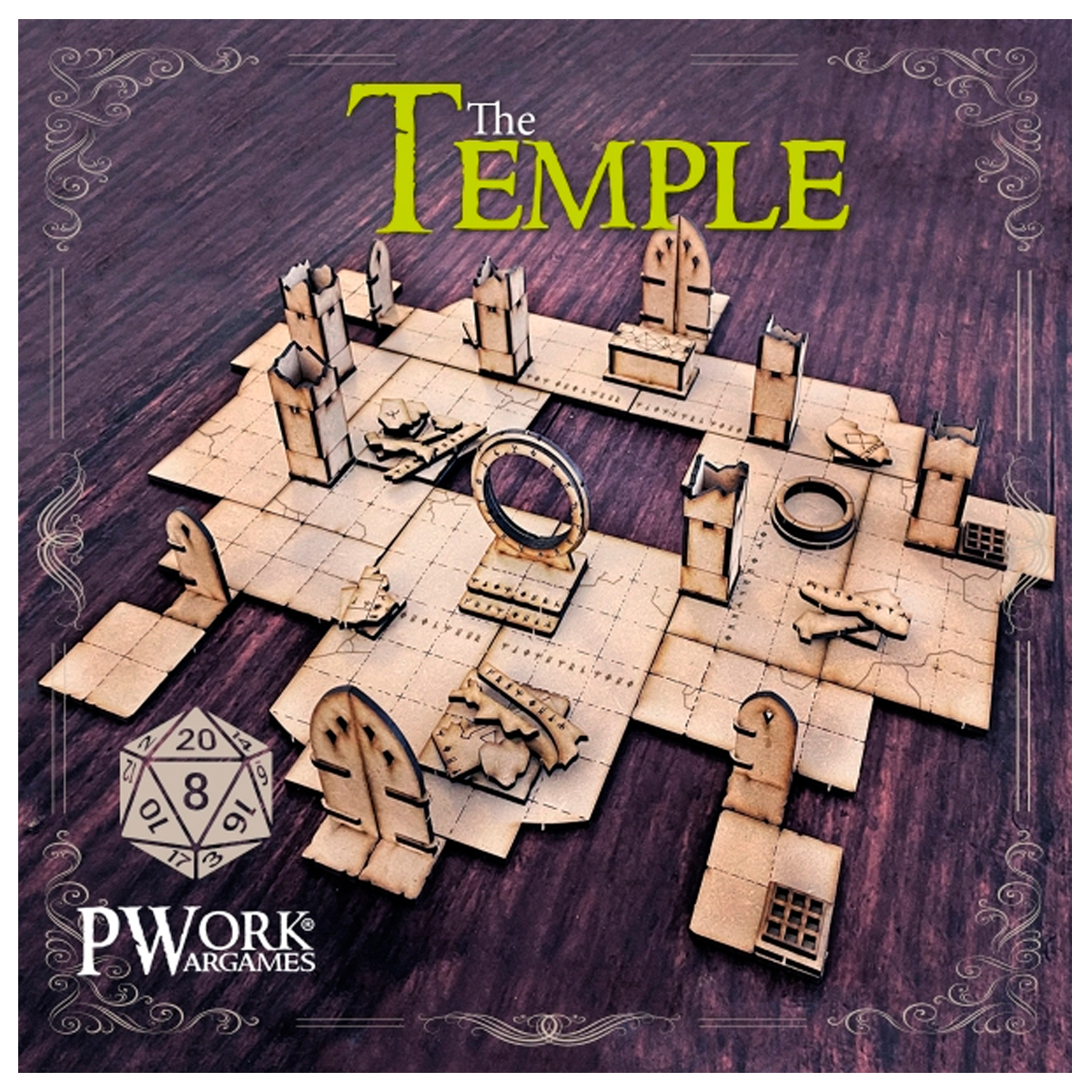 MDF Fantasy Tiles – The Temple