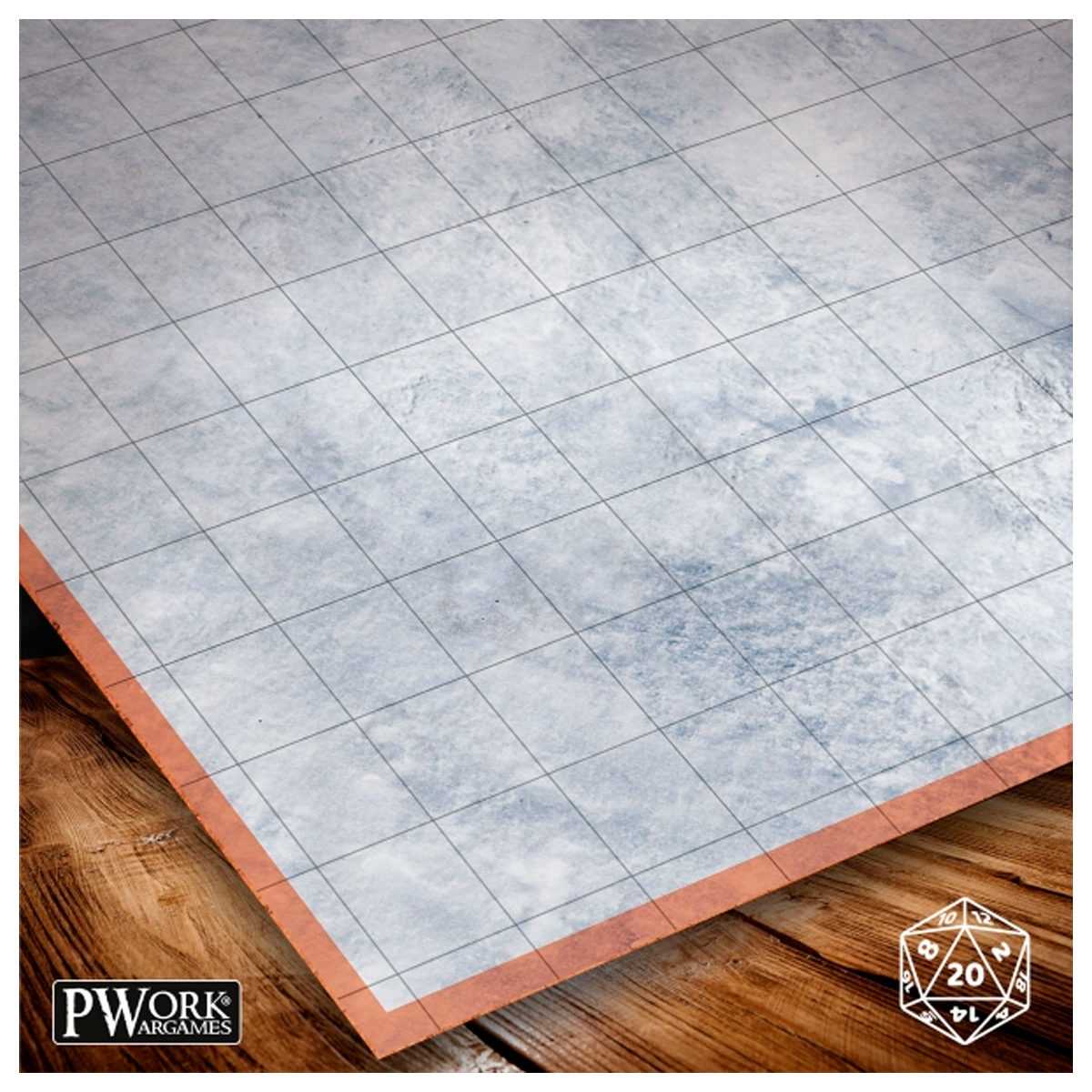 Combat Map – Snow Plain 36X48″