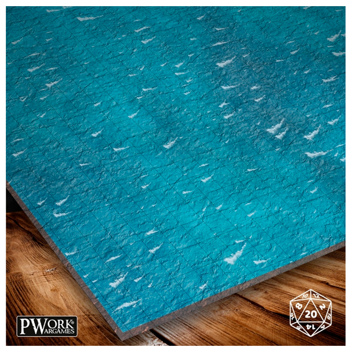 Combat Map – Sea 36X48″