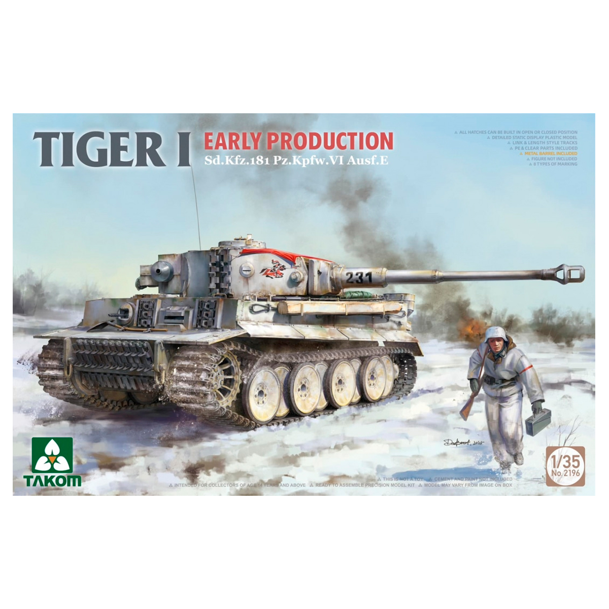 1/35 TIGER I early production Pz.Kpfw.VI Ausf. E