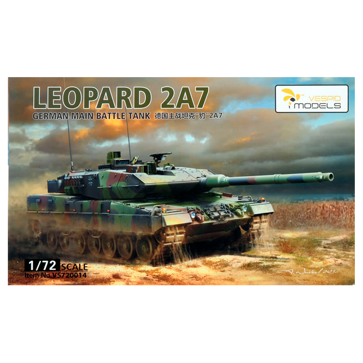 Leopard 2 A7 German Main Battle Tank 1/72