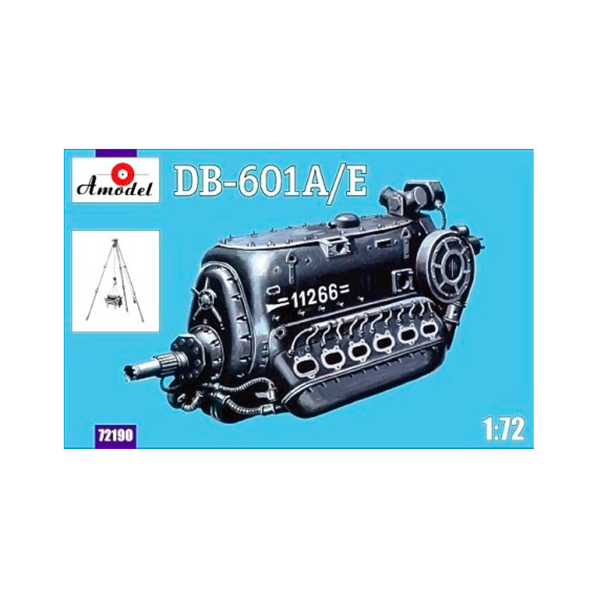 AMODEL 1/72 DB-601A/E engine