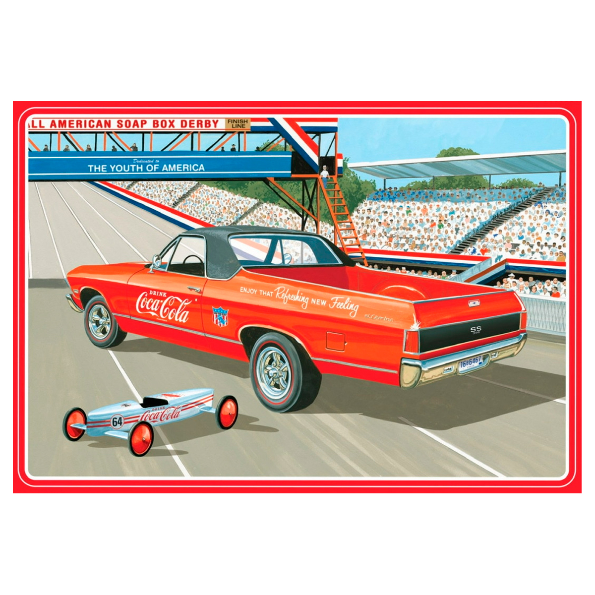 1/25 1968 Chevy El Camino SS Coca-Cola