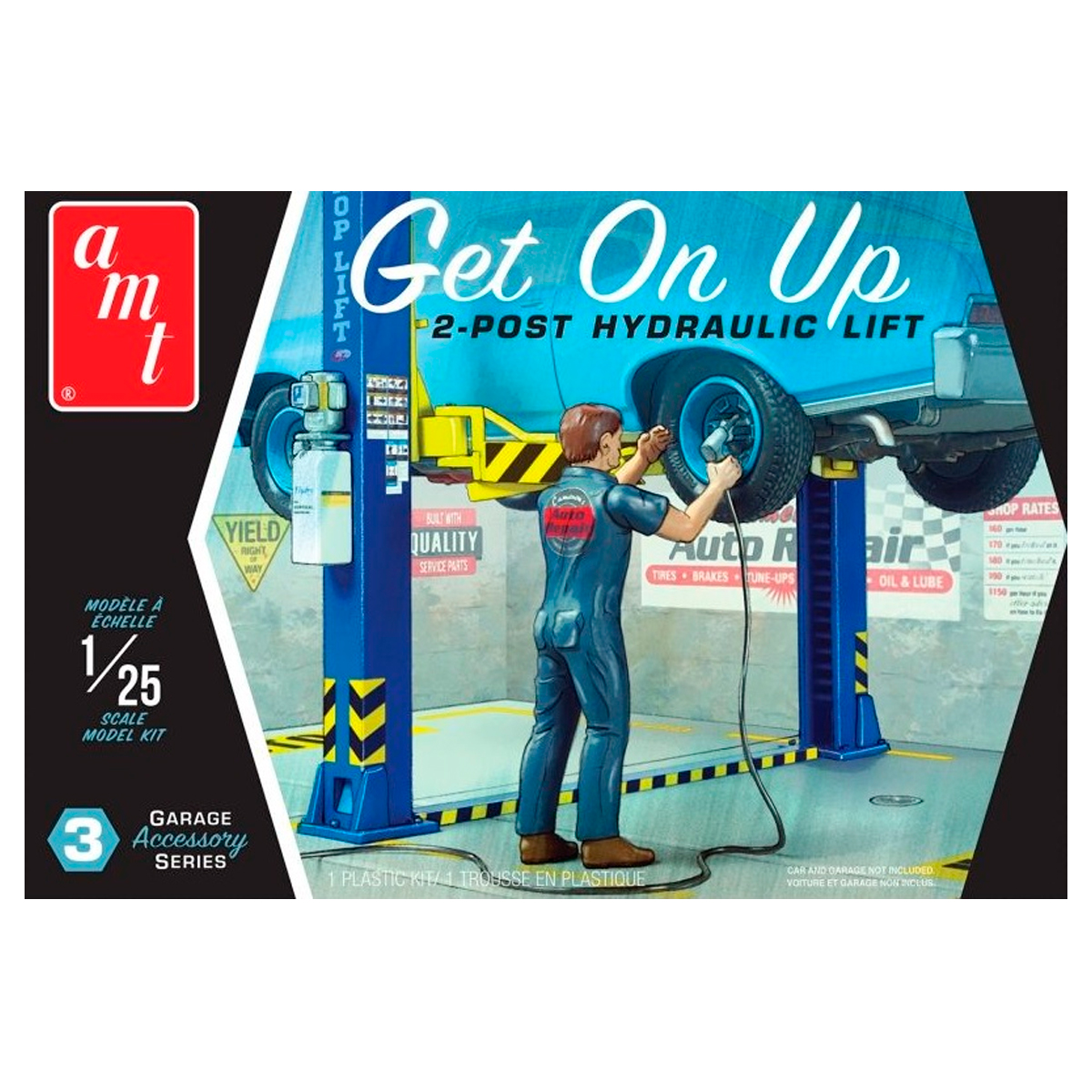 1/25 GET ON UP (2 POST HYDRAULIC LIFT) – GARAGE ACCESSORY SET #3