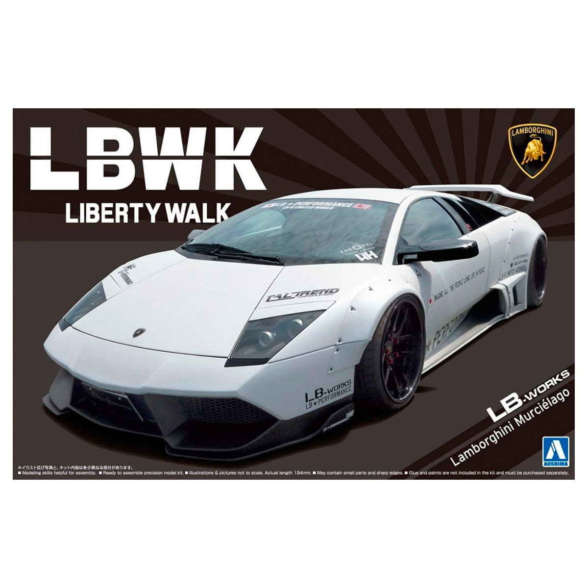 1/24 LB-Works Lamborghini Murcielago Ver. 1