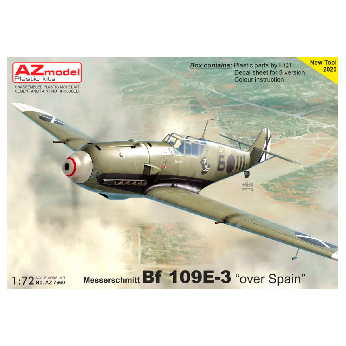 Messerschmitt Bf 109E-3 “Over Spain” 1/72