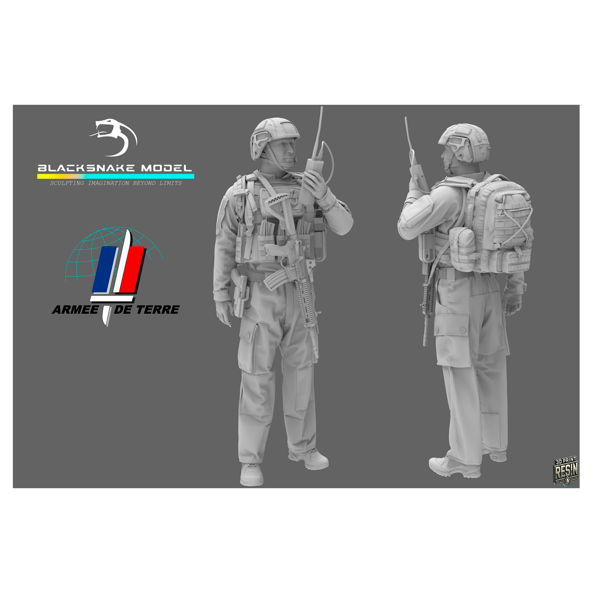 French Soldier 1/35 (Radio)