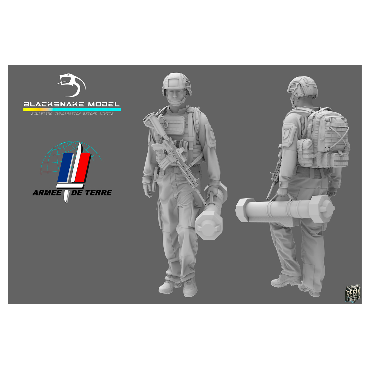 French Soldier 1/35 (Eryx launcher)