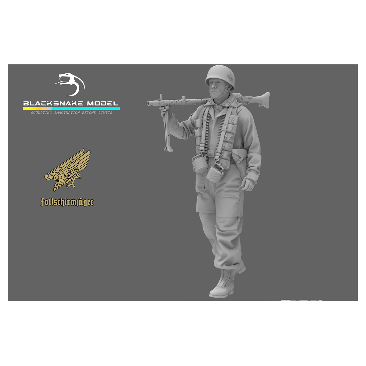 Fallschirmjäger Fireteam MG34 Support (05) 1/35