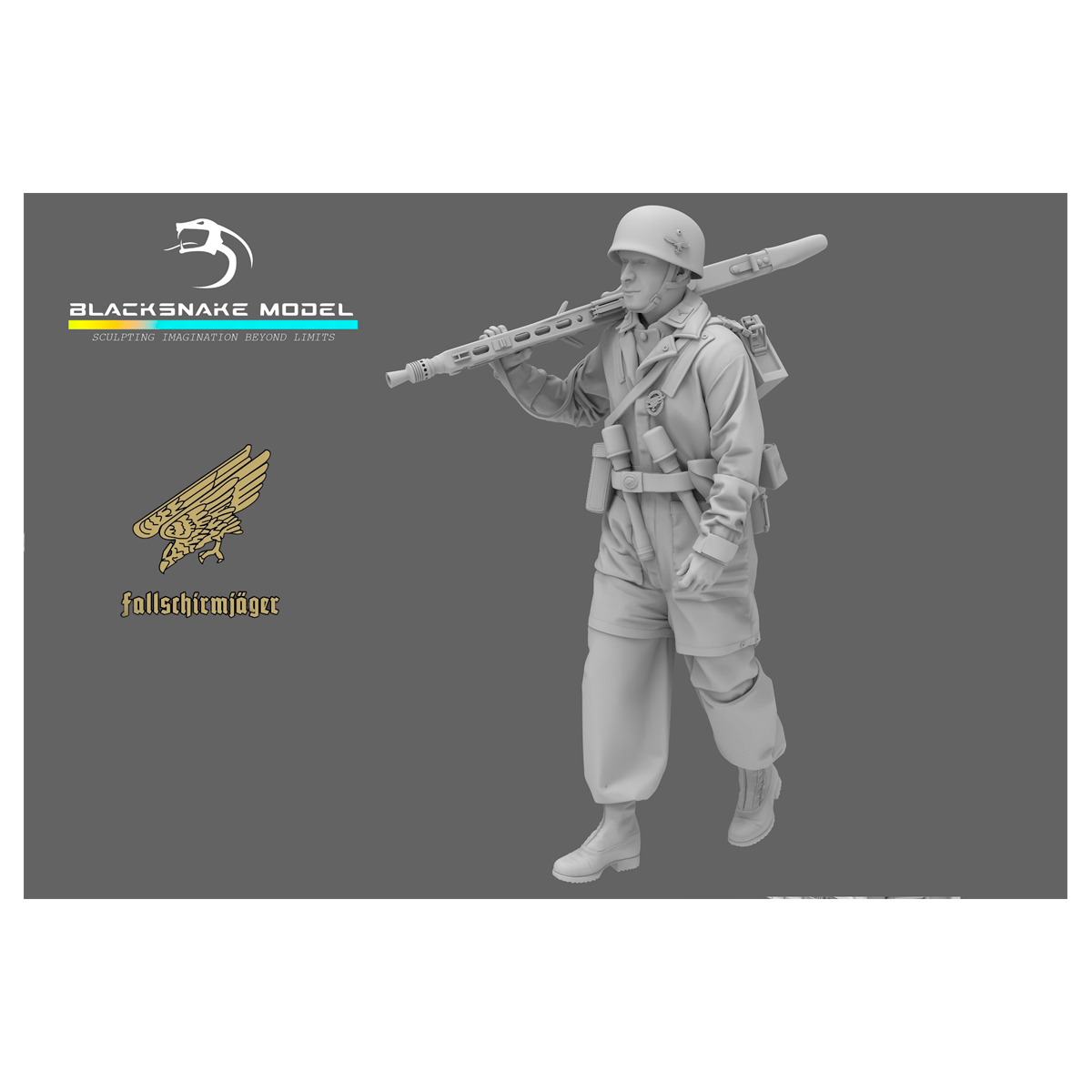 Fallschirmjäger with MG42 (12) 1/35