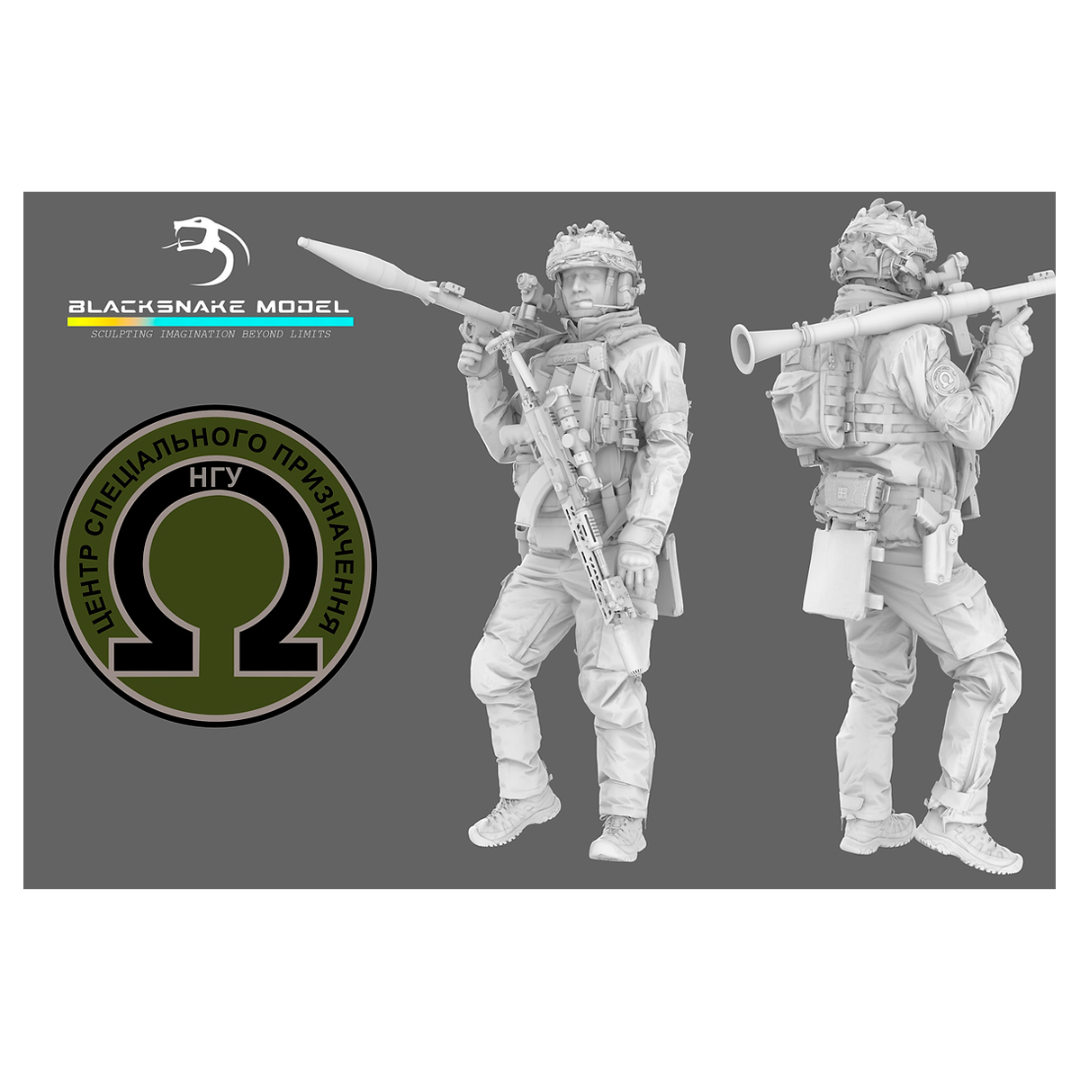 Ukrainian Special Force Soldier (10) 1/35 – Ukrainian Omega Special Forces Operator
