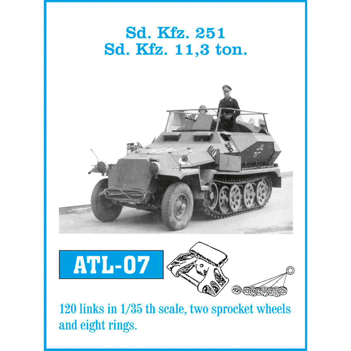 1/35 Metal Tracks Sd. Kfz. 251 HALFTRACK