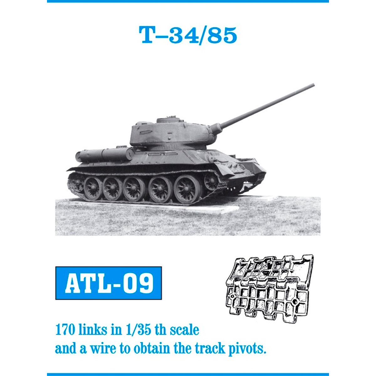 1/35 Metal Tracks T-34/85 SU-85/SU-100