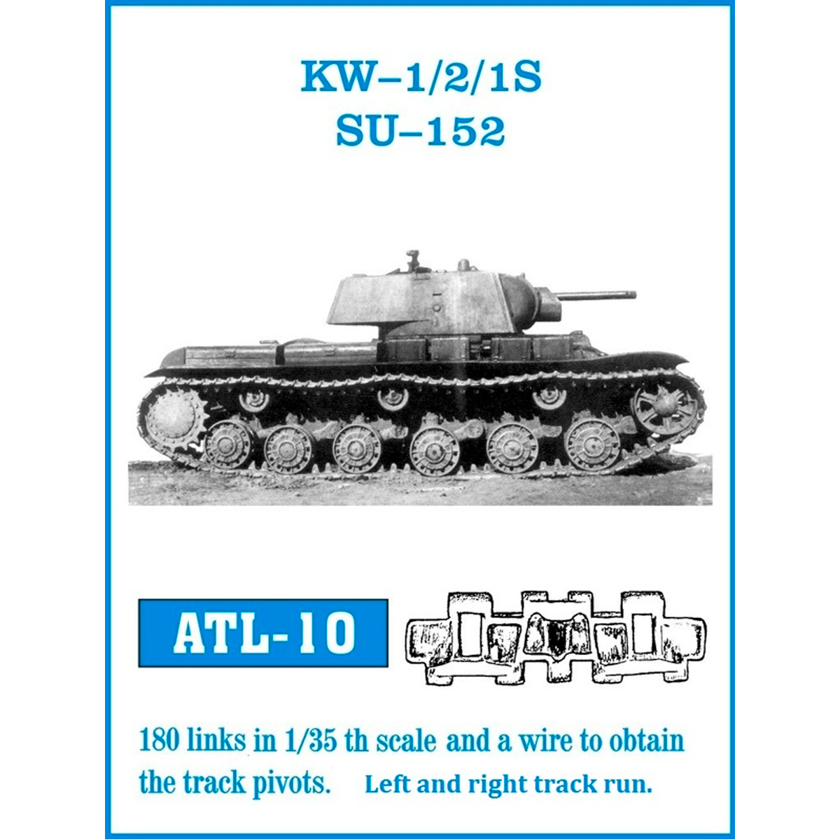 1/35 Metal Tracks KV-1/2 /1S / SU-152