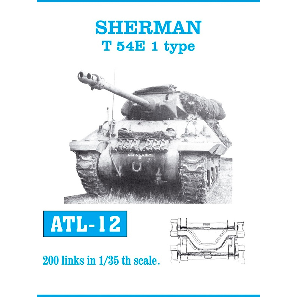 1/35 Metal Tracks SHERMAN T 54E 1 type