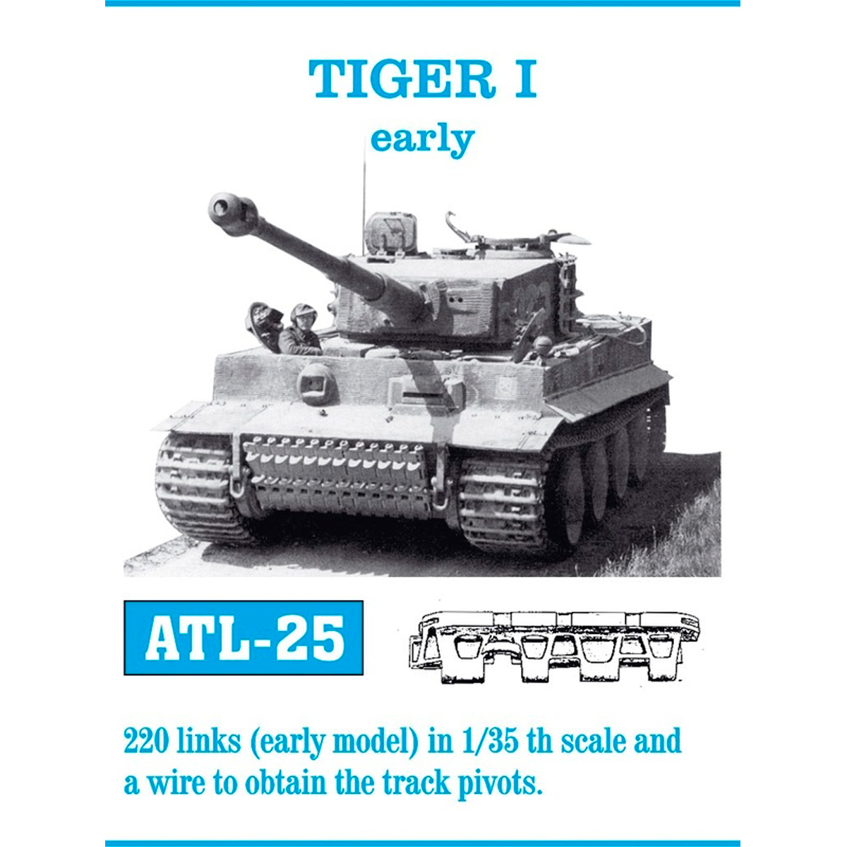 1/35 Metal Tracks TIGER I early