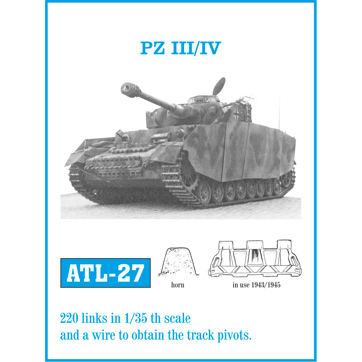 1/35 Metal Tracks PZ III/IV