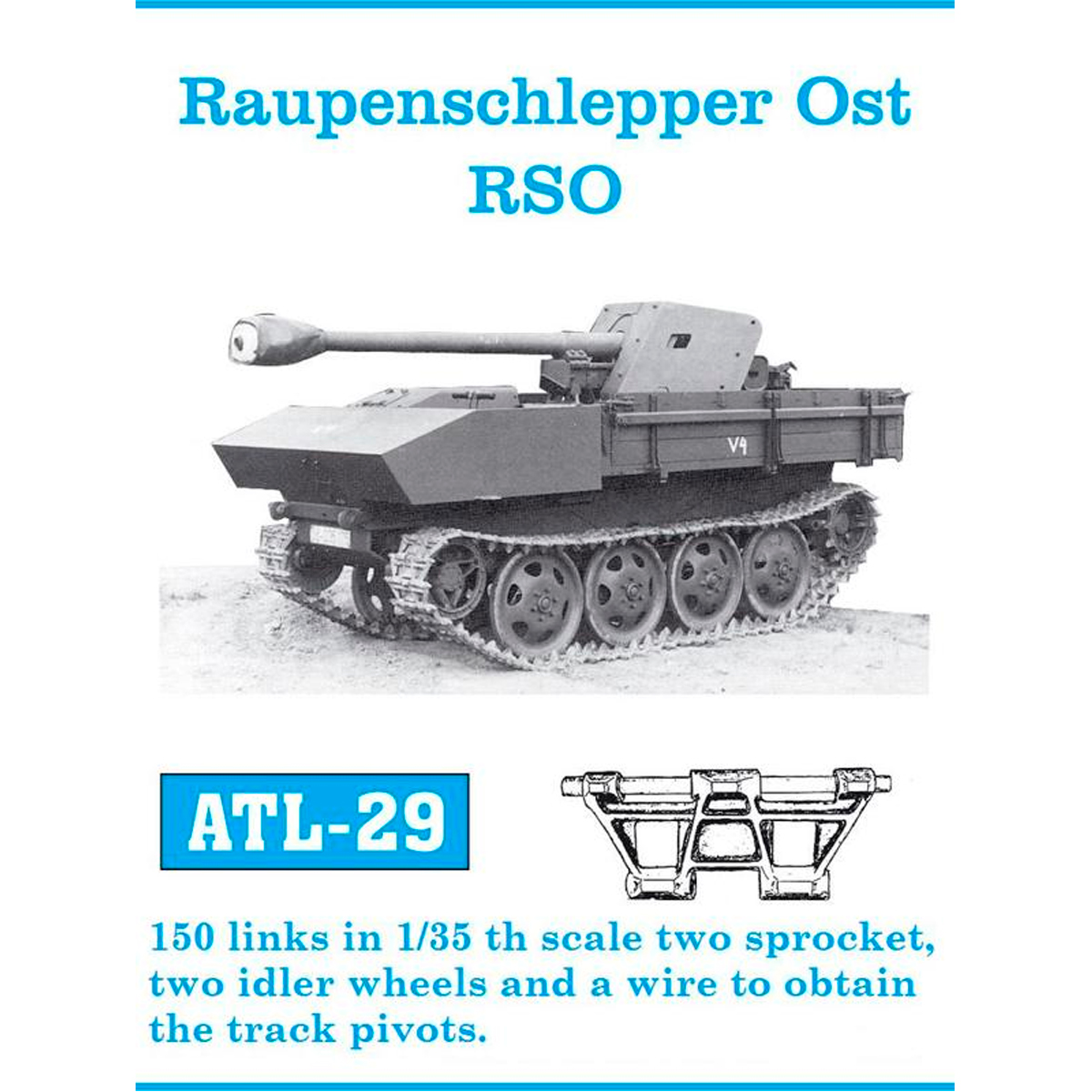 1/35 Metal Tracks Raupenschlepper Ost RSO