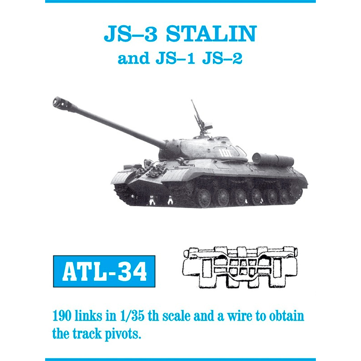 1/35 Metal Tracks JS-3 STALIN and JS-1 JS-2