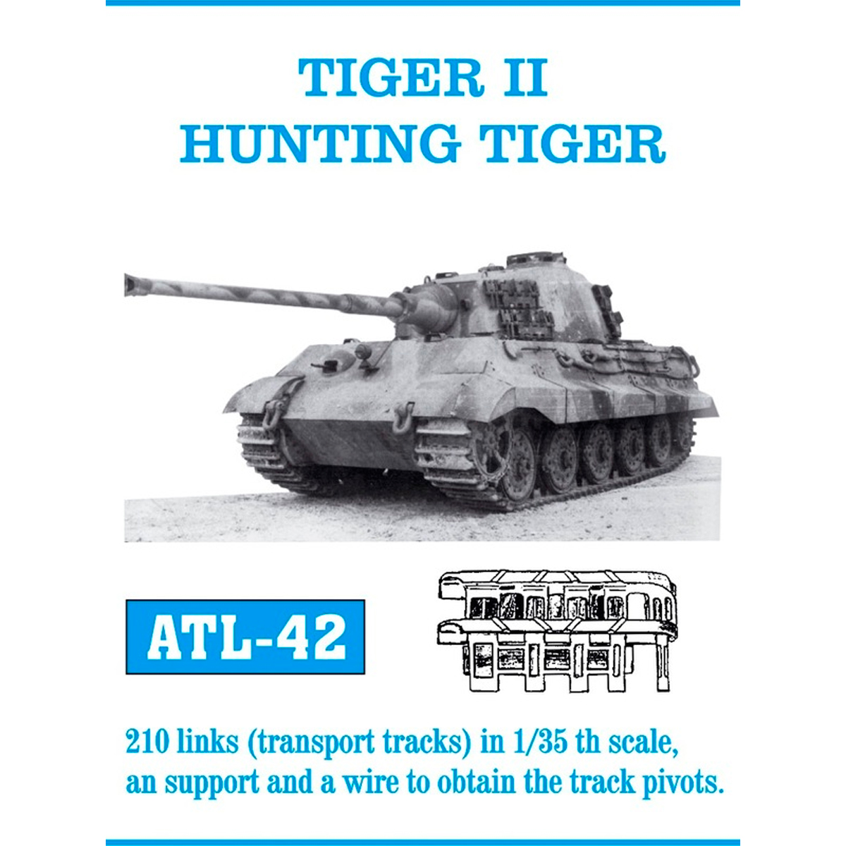 1/35 Metal Tracks TIGER II HUNTING TIGER