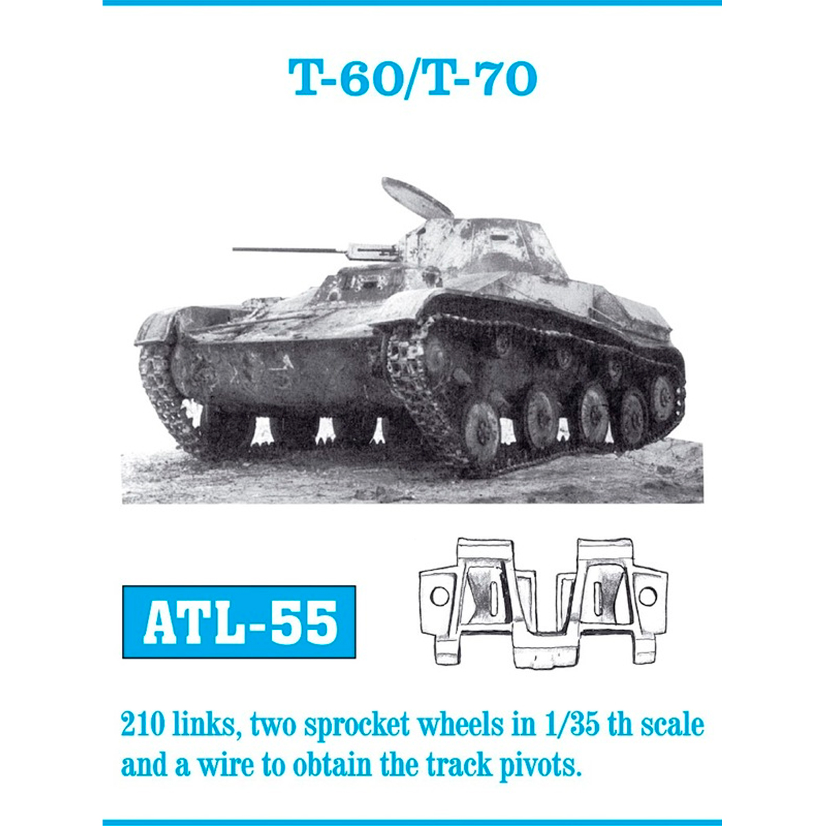 1/35 Metal Tracks T-60/T-70