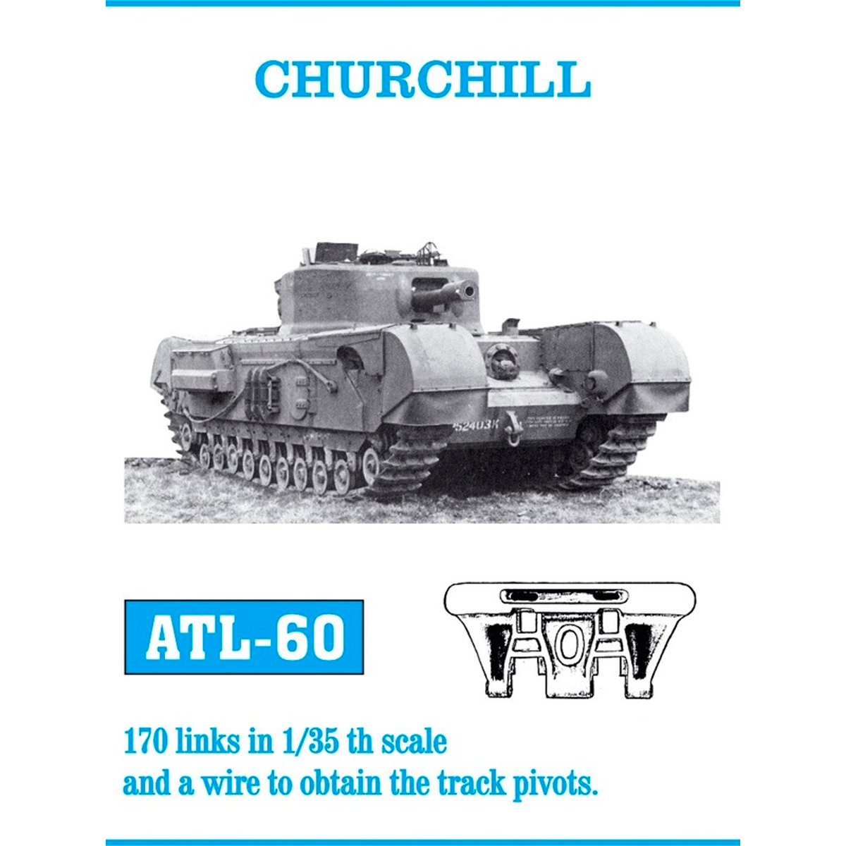 1/35 Metal Tracks CHURCHILL