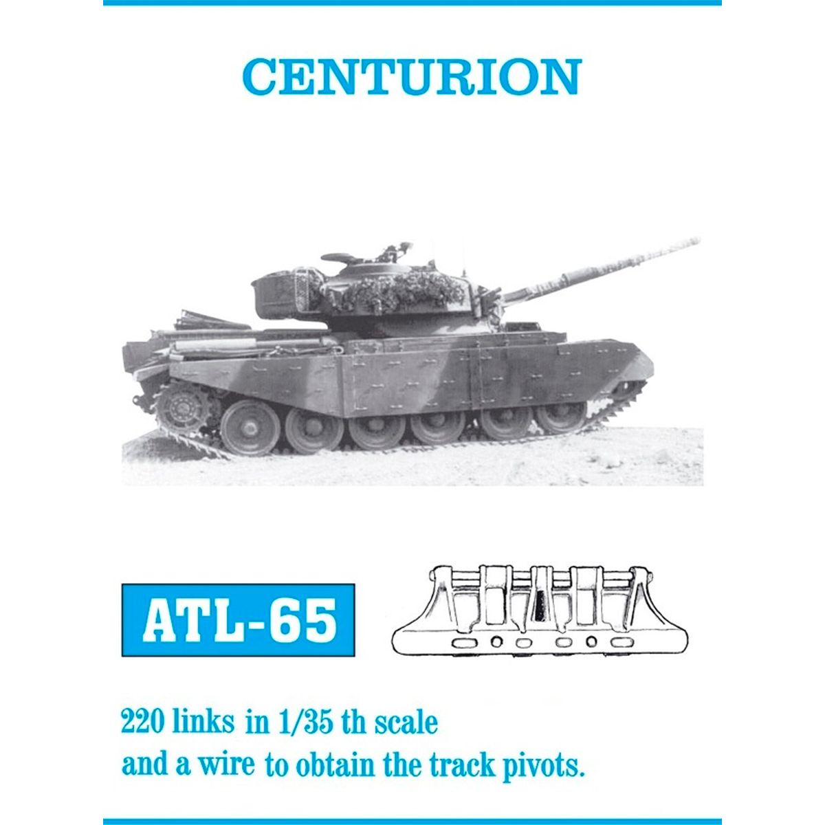 1/35 Metal Tracks CENTURION