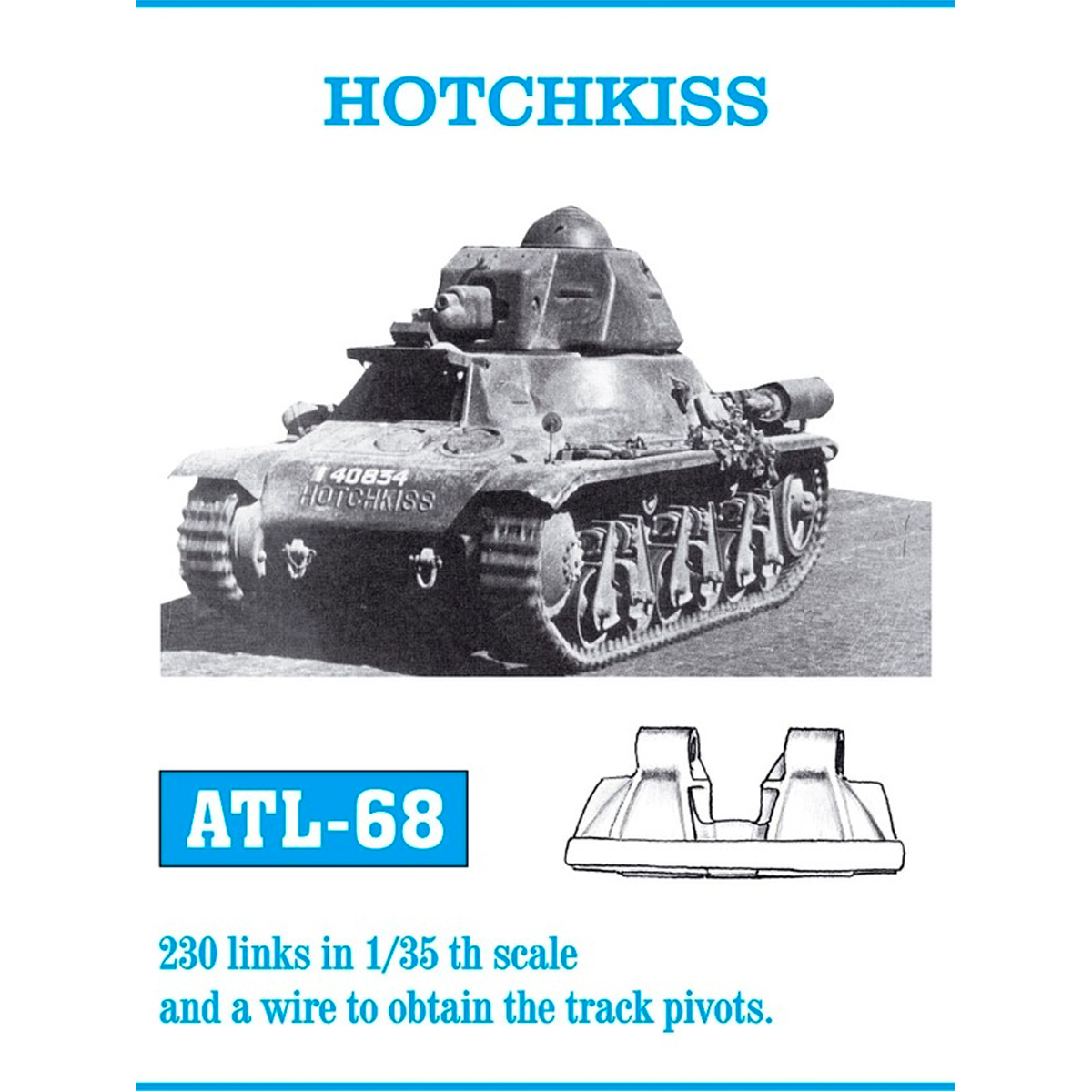 1/35 Metal Tracks HOTCHKISS