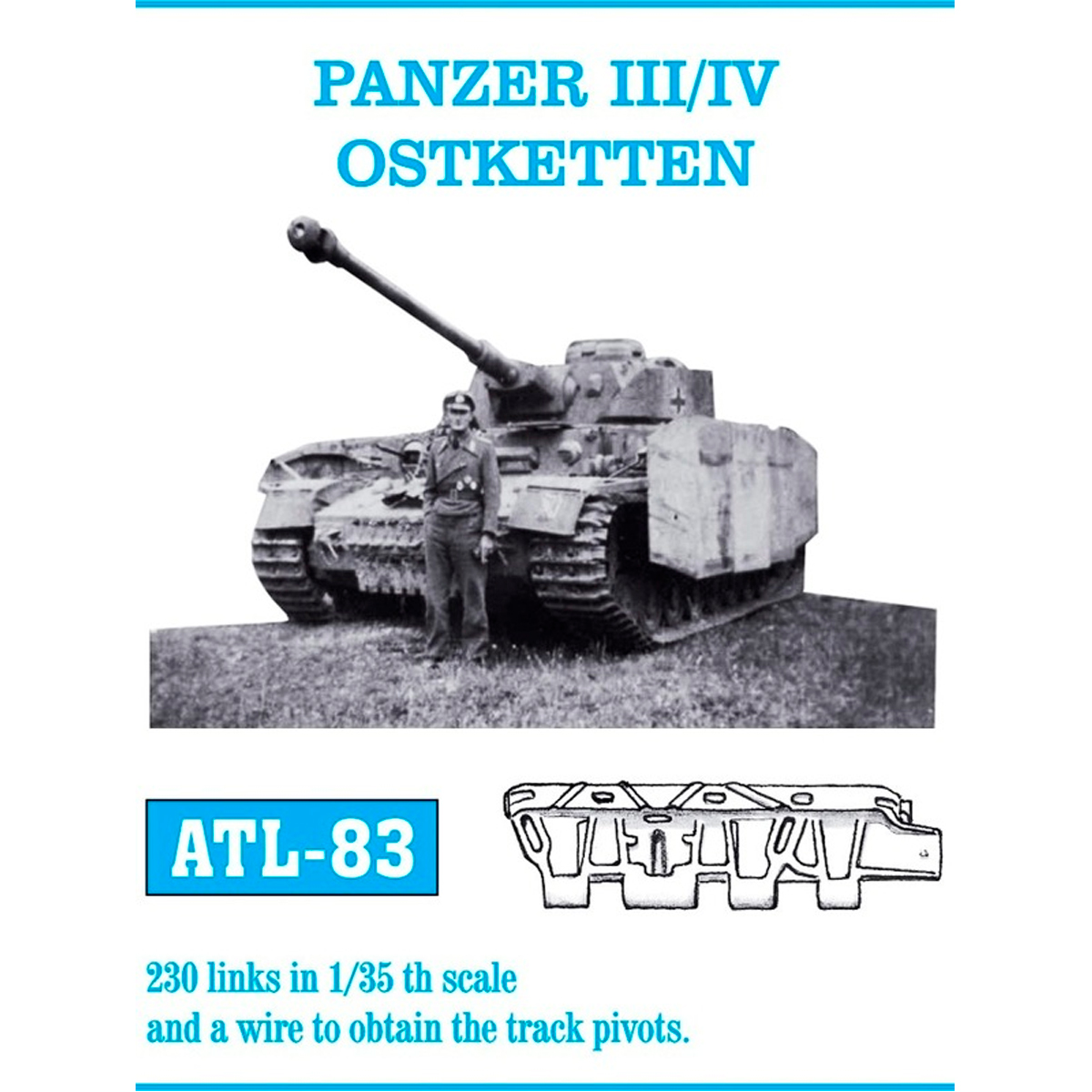 1/35 Metal Tracks PANZER III/IV OSTKETTEN