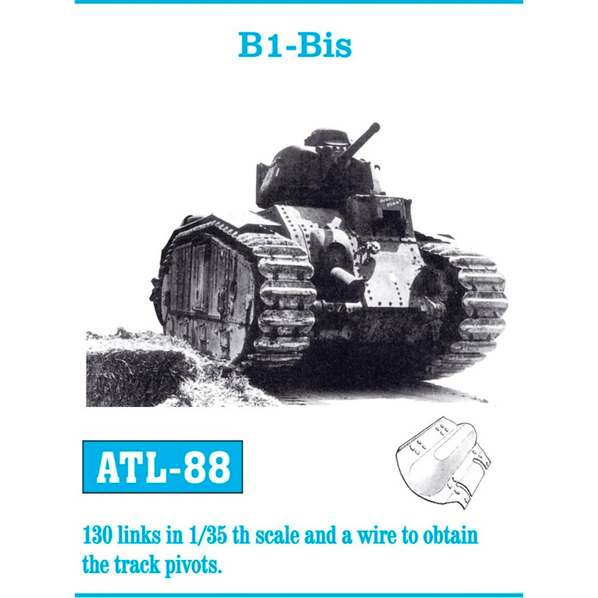 1/35 Metal Tracks B1-Bis