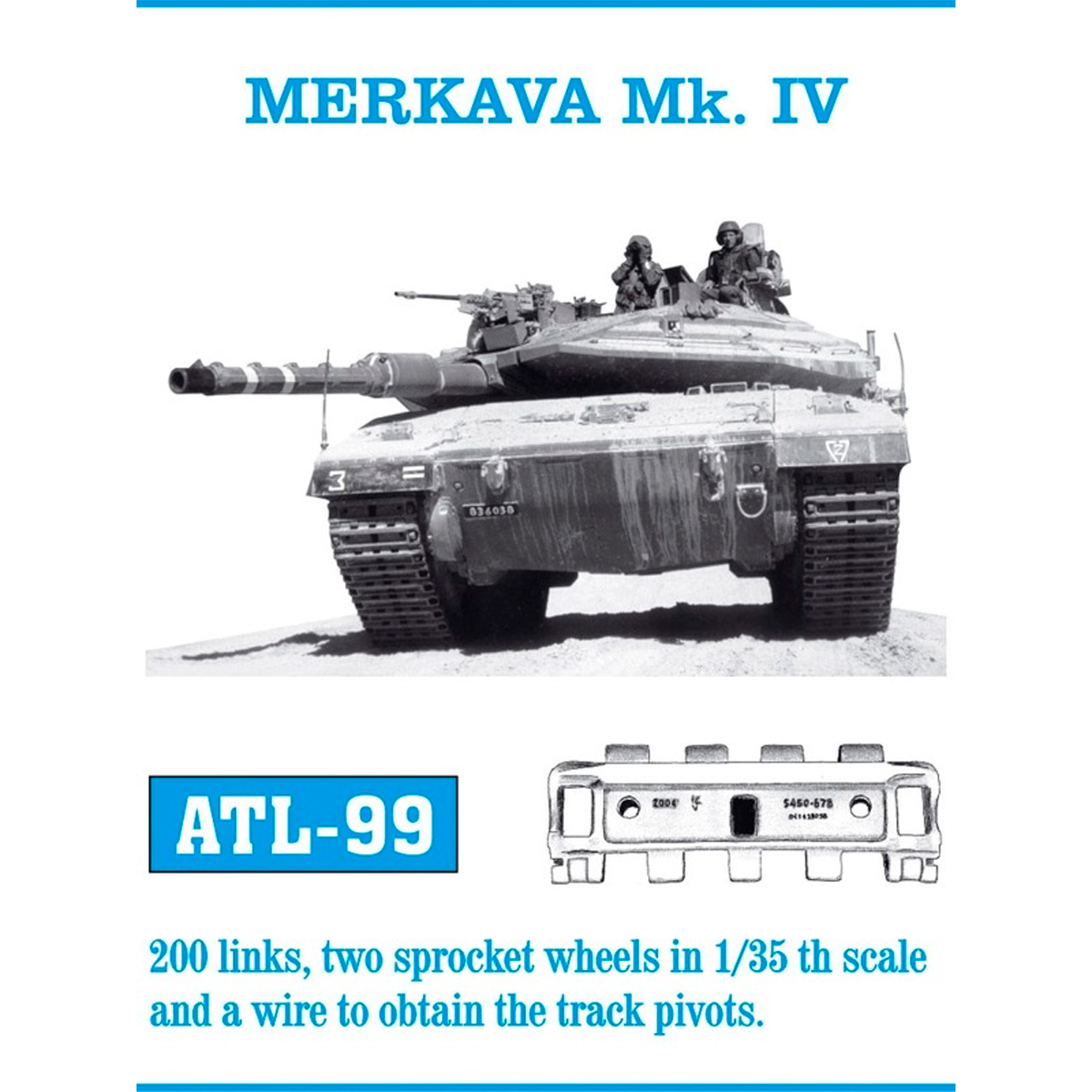 1/35 Metal Tracks MERKAVA Mk. IV