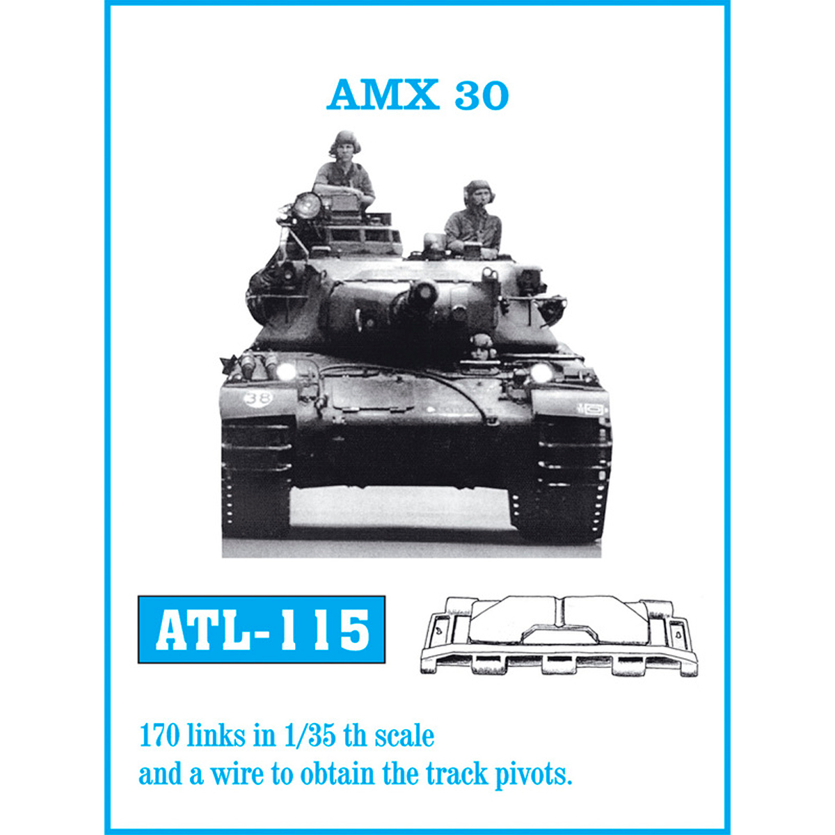 1/35 Metal Tracks AMX-30
