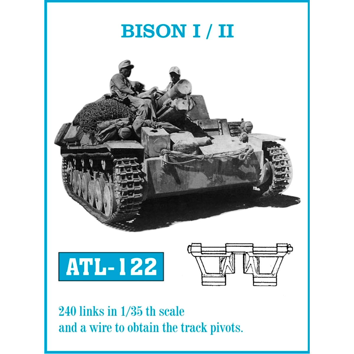 1/35 Metal Tracks BISON I / II