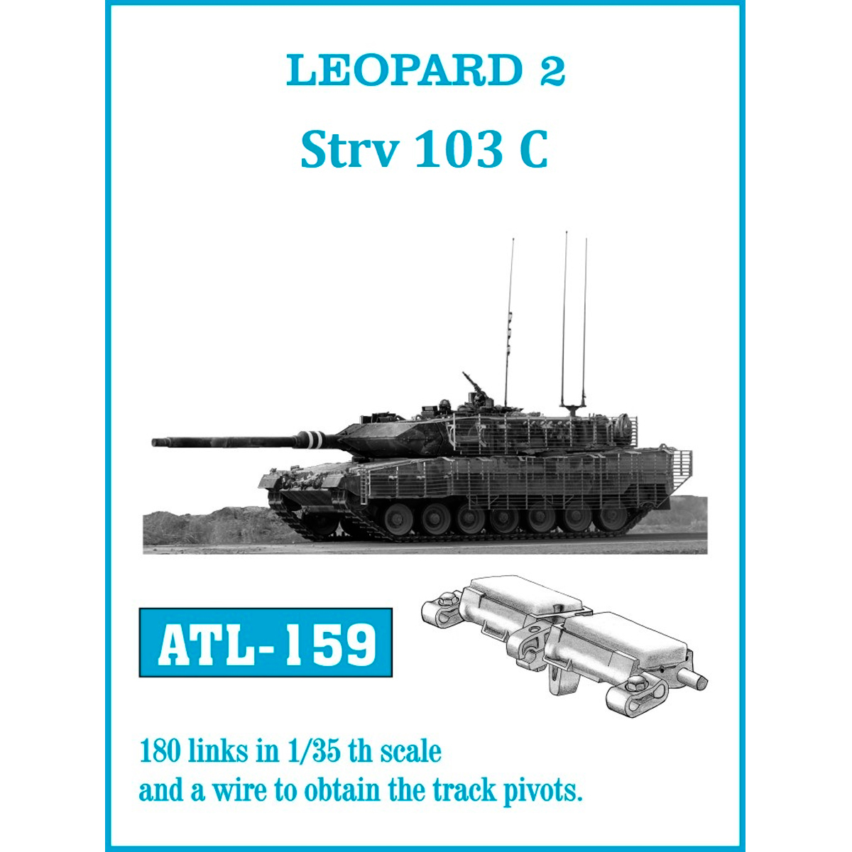 1/35 Metal Tracks LEOPARD 2 / Strv 103C